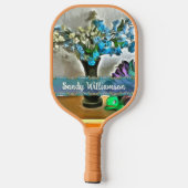 Zijde en Korn Husk Flowers 2190 Pickleball Paddle (Achterkant)