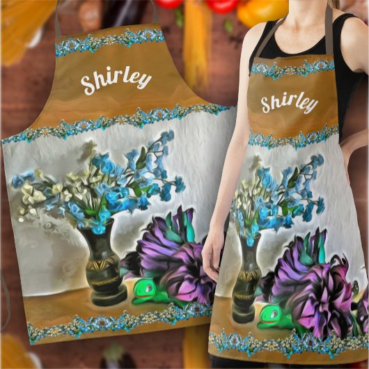 Zijde en Korn Husk Flowers 2190 Schort