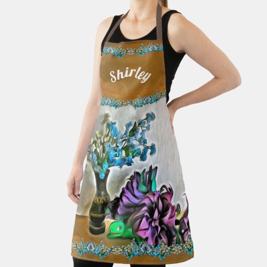 Zijde en Korn Husk Flowers 2190 Schort (Insitu)