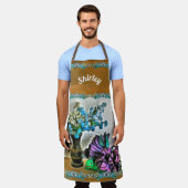 Zijde en Korn Husk Flowers 2190 Schort (Gedragen)