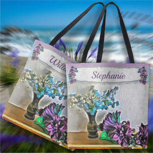 Zijde en Korn Husk Flowers 2190 Tote Bag