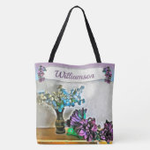 Zijde en Korn Husk Flowers 2190 Tote Bag (Achterkant)