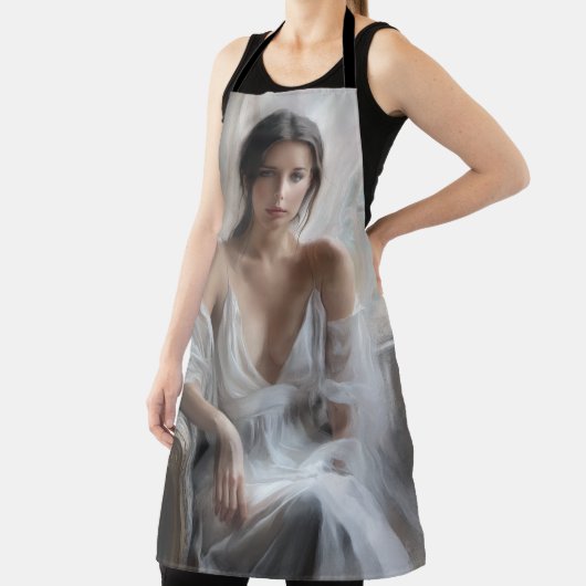 Zijde en licht: Vensterportret Schort (Insitu)