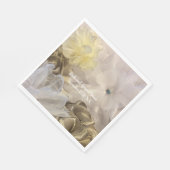 Zijde en Organza Flowers Servetten (Hoek)