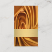 Zijde Goud Stof Visitekaartje (Achterkant)