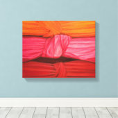 Zijde Knots 2010 Canvas Afdruk (Insitu (Houten vloer))