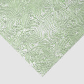 Zijde Moire Klein Patroon in Limoengroen Tissuepapier (Detail)