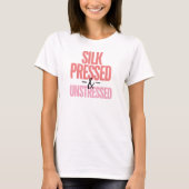 Zijde Pers Waardering Zwarte Haar Custom T-shirt (Voorkant)