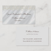 Zijde riemen visitekaartje (Voorkant / Achterkant)