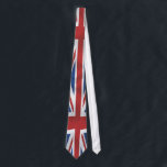Zijde stijl Union Jack Britse vlag Stropdas<br><div class="desc">Zijde Stijl Britse Unie Jack ontwerp in rood wit en blauw,  groot geschenk voor om het even welke liefhebber van de Britse,  Britse cultuur</div>