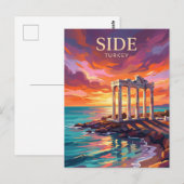 Zijde Turkije Briefkaart (Voorkant / Achterkant)