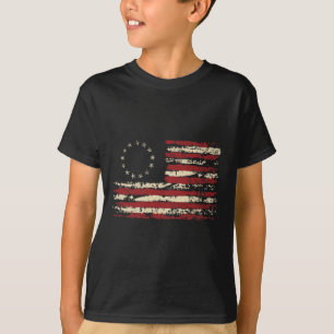 Zijde voor en achter- Ik stem veroordeelde misdadi T-shirt