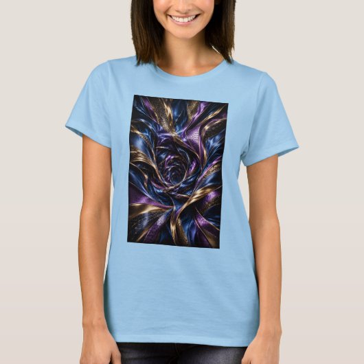 Zijde Warp Illusie T-shirt (Voorkant)