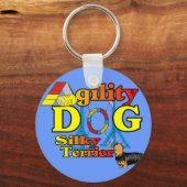 Zijdeachtige Terriër Agility Cadeaus Sleutelhanger (Voorkant)
