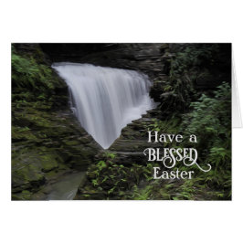 Zijdeachtige waterval hebben een gezegende Pasen