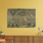 Zijdefragment met de 'Senmurv' Canvas Afdruk (Insitu (Woonkamer))