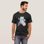 Zijdehals Bubblekauwgom Bril Cute Dier Grappig Cad T-shirt (Voorkant volledig)