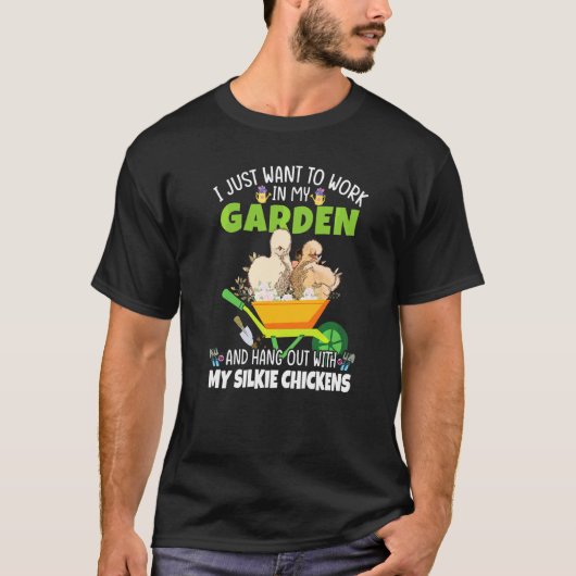 Zijdehoen kip t-shirt (Voorkant)