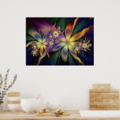 zijdejuliaflowers poster (Keuken)