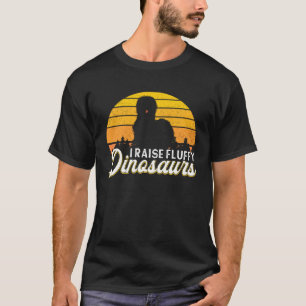 Zijdekippenboer Ik fok dinosaurussen Chinees Si T-shirt