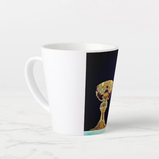 Zijdekoppen Latte Mok (Linkerhoek)