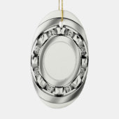 Zijdelings uitzicht van de kogellagers keramisch ornament (Rechts)