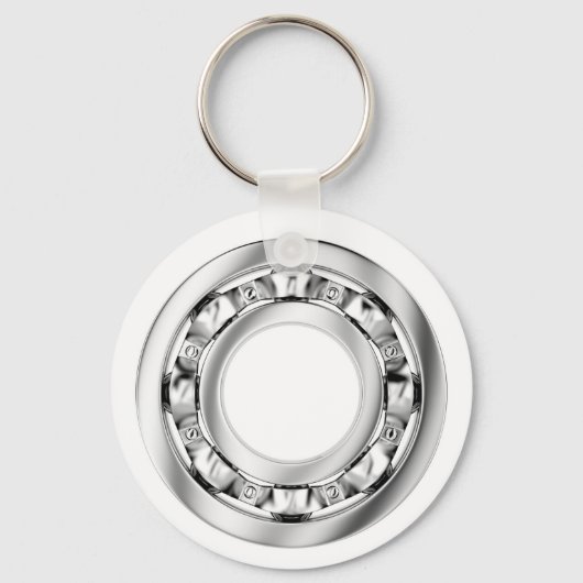 Zijdelings uitzicht van de kogellagers sleutelhanger (Voorkant)