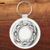 Zijdelings uitzicht van de kogellagers sleutelhanger (Voorkant)