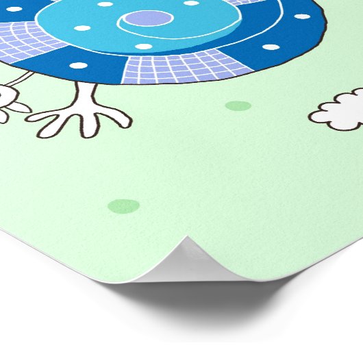 Zijdelings uitzicht van kinderen die op boomtak sp poster (Hoek)