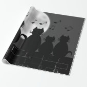 Zijdelingschap met maanlicht cadeaupapier (Uitgerold)