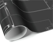 Zijdelingschap met maanlicht cadeaupapier (Rol Hoek)