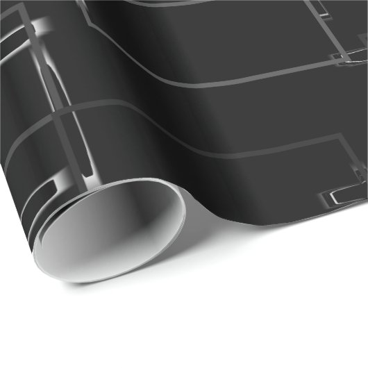 Zijdelingschap met maanlicht cadeaupapier (Rol Hoek)