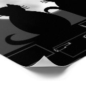 Zijdelingschap met maanlicht poster (Hoek)