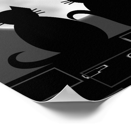 Zijdelingschap met maanlicht poster (Hoek)