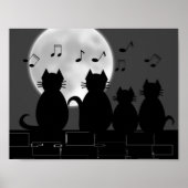 Zijdelingschap met maanlicht poster (Voorkant)