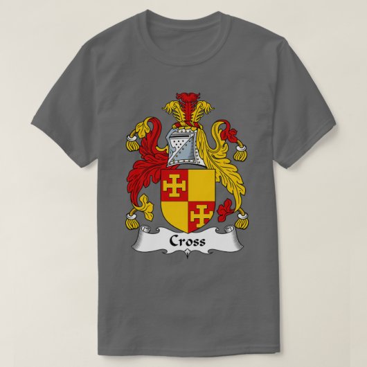Zijdelingse bekleding van de gezinscrest t-shirt (Design voorkant)