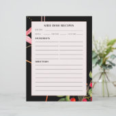 Zijdelingse beschermers | Zwarte botanische kersen (Staand voorkant)