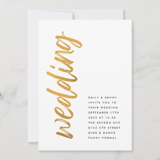 Zijdelingse golflengte van de zwarte gouden olieve kaart (Voorkant)