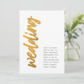 Zijdelingse golflengte van de zwarte gouden olieve kaart (Staand voorkant)