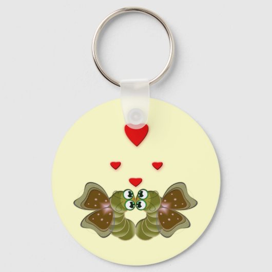 Zijdelingse liefde sleutelhanger (Voorkant)