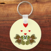 Zijdelingse liefde sleutelhanger (Voorkant)