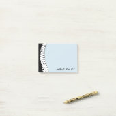 Zijdelingse lijn Aangepaste post-it notities Post-it® Notes (Op bureau)