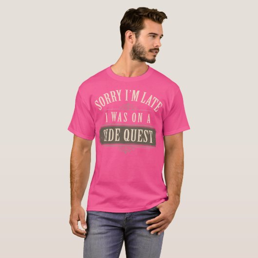 Zijdelingse quest t-shirt (Voorkant volledig)