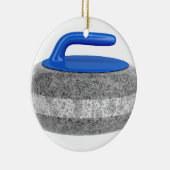 Zijdelingse uitzicht van krulsteen keramisch ornament (Rechts)