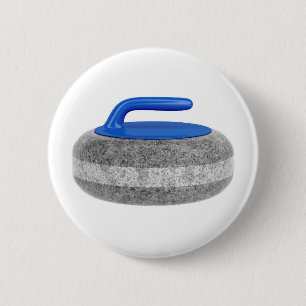 Zijdelingse uitzicht van krulsteen ronde button 5,7 cm