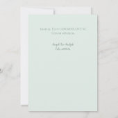 Zijden Damast - Trouw Uitnodigingskaart (Achterkant)