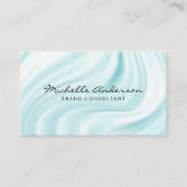 Zijden materiaal gordijnen visitekaartje (Voorkant)