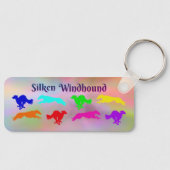 Zijden Windhound Sleutelhanger (Voorkant)
