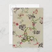 Zijdeontwerp van Anna Maria Garthwaite, 1740 Briefkaart (Voorkant / Achterkant)