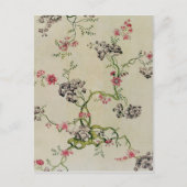 Zijdeontwerp van Anna Maria Garthwaite, 1740 Briefkaart (Voorkant)